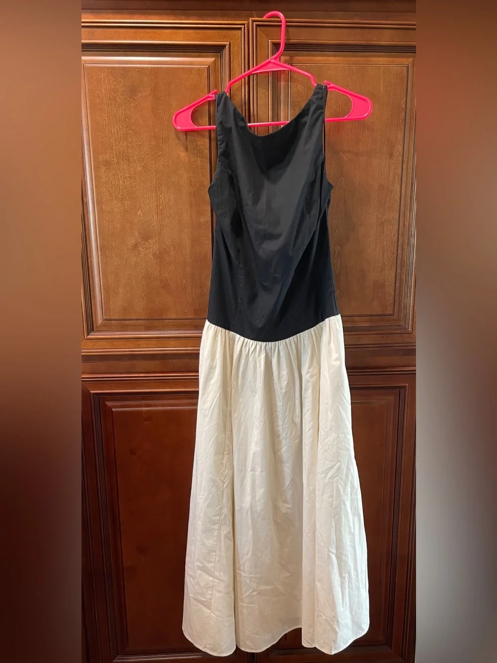 Abercrombie & Fitch Contrast Bodice Maxi Dress size medium NWT